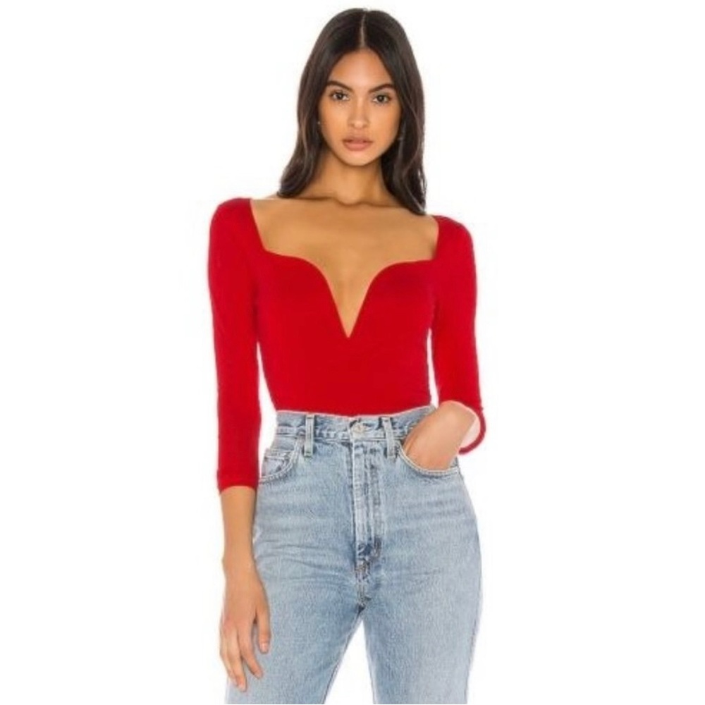 Super sexy red body suit
